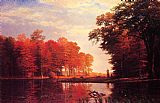 Autumn Woods by Albert Bierstadt
